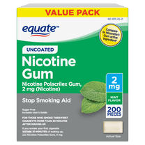 (2 pack) Equate Nicotine Polacrilex Lozenge 2 mg, Mint Flavor, Stop ...