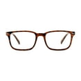 Equate Unisex Blue Light Square Glasses, Plastic Lens, Brown Tortoise