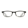 Equate Unisex Reader Glasses with Case, Plastic Lens, Black and Clear