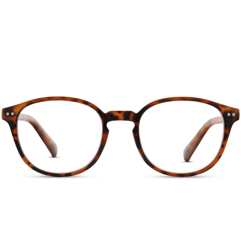 Equate Unisex Reader Glasses with Case Plastic Lens Tortoise