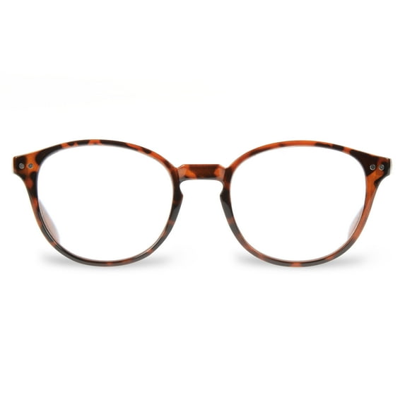 Equate Unisex Reader Glasses with Case, Tortoise, +1.00