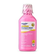 Equate Upset Stomach Relief Bismuth Liquid, Regular Strength, 16 fl oz, Compare to Pepto-Bismol® Active Ingredient