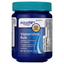 Equate Vaporizing Rub Ointment, 3.53 oz, Compare to Vicks® VapoRub® Active Ingredients