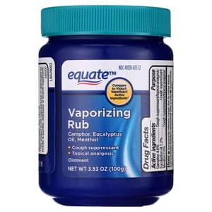 Ungüento Vaporizante Equate, 3.53 oz, Comparar con Ingredientes Activos de Vicks® VapoRub®