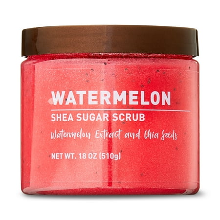 Walmart Shea Sugar Scrub, Watermelon, 18 oz