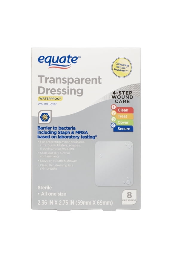 Transparent Dressing, 8 Count