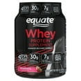 Equate Whey Protein Supplement Powder, Strawberry, 32 oz