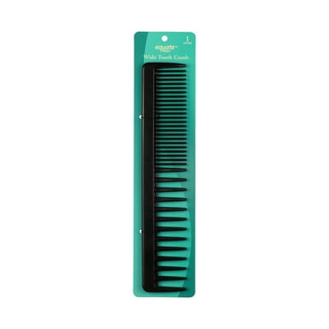 Equate Wide Tooth Comb for Everyday Hair Care, Black