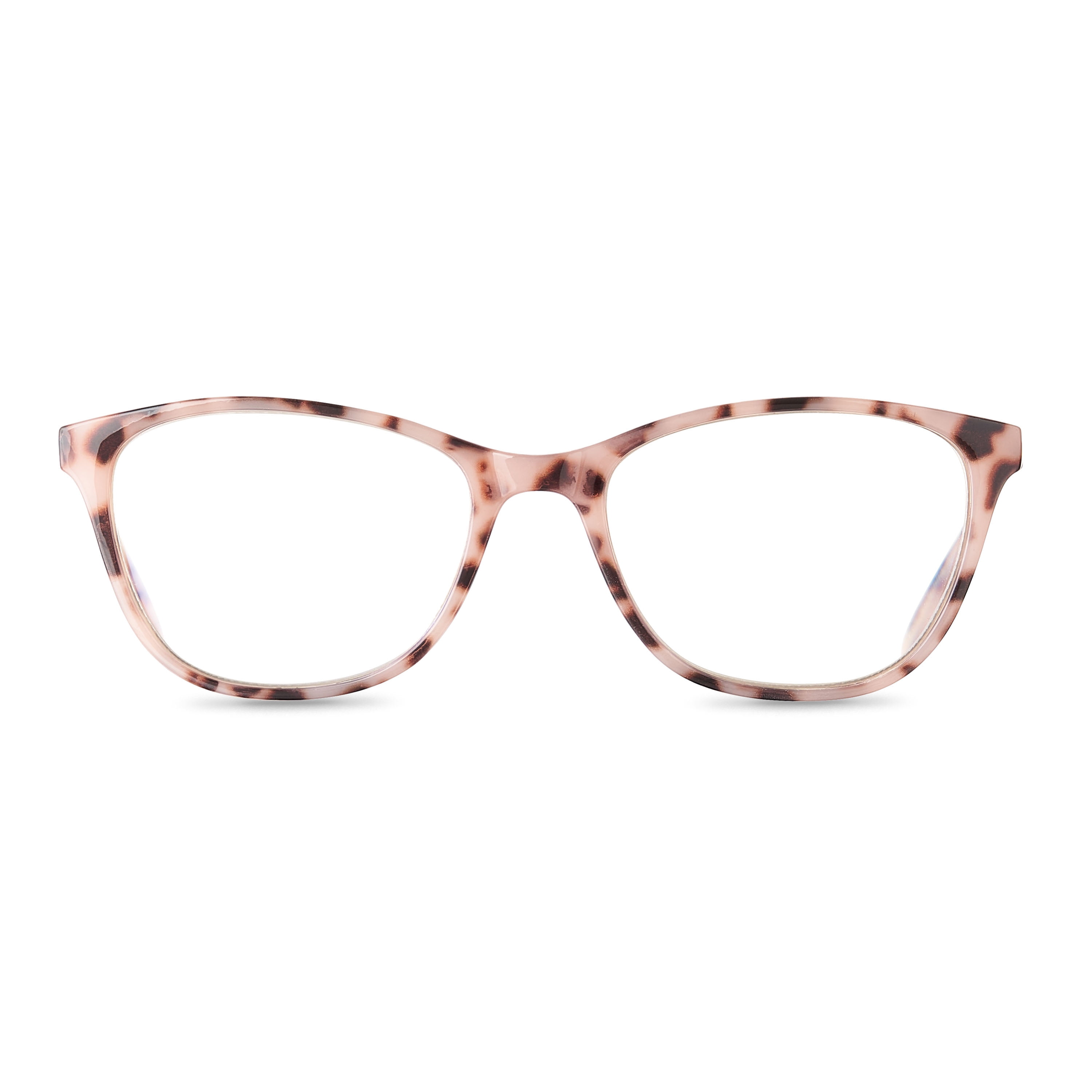 Equate Women's Blair Bluelight Reading Glasses with Case, Blush