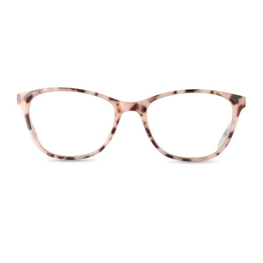 Equate Women's Blair Bluelight Reading Glasses with Case, Blush Tortoise, +2.50