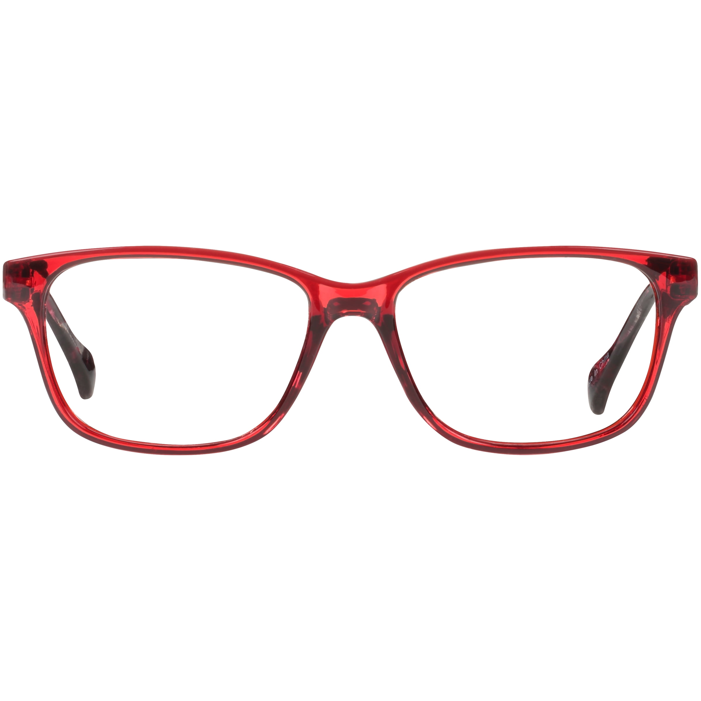 Equate Women's Flora Reading Glasses with Case, Red, +1.25