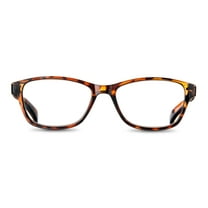 Equate Women's Iris Square Reading Glasses with Case, Tortoise Shell,  2.00