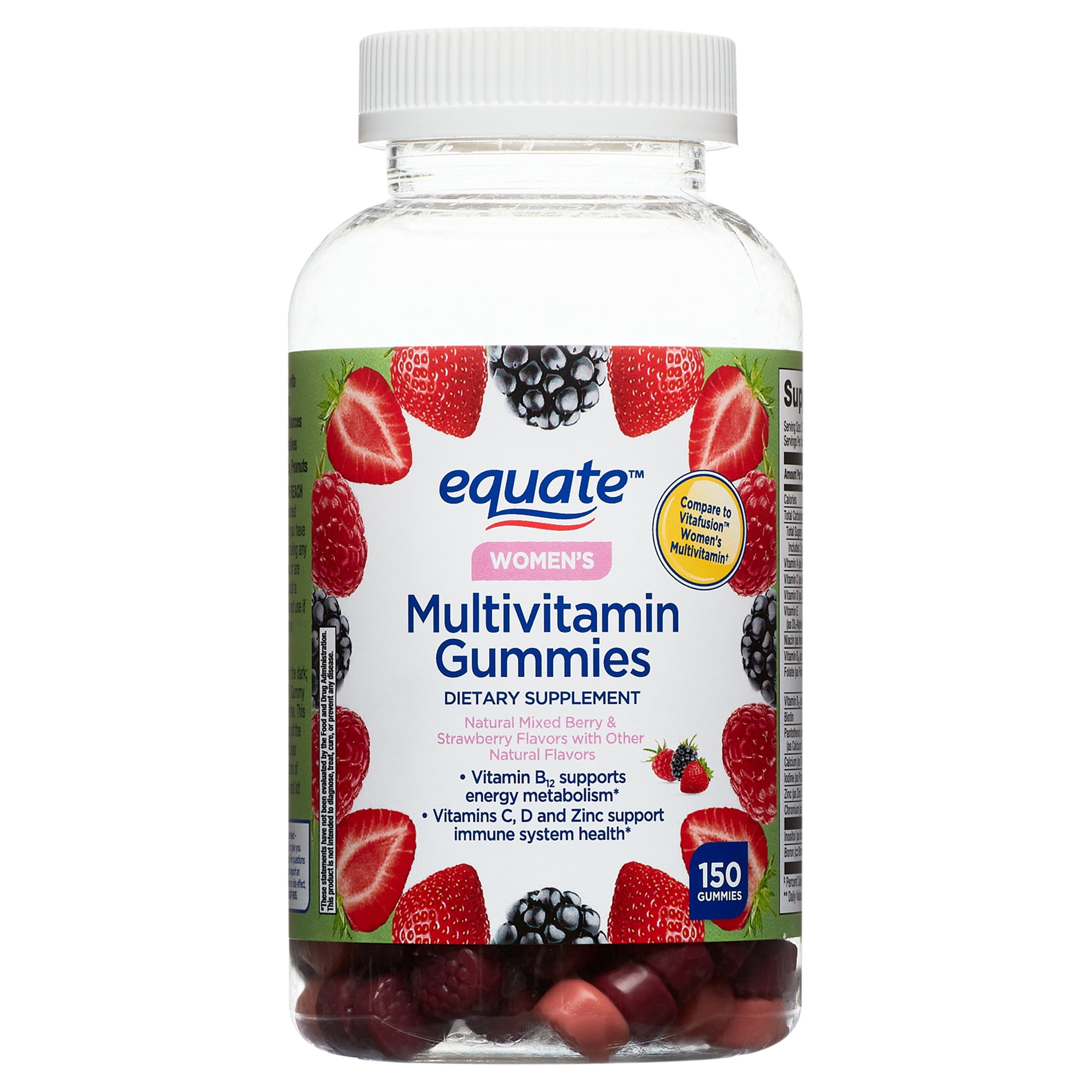 Equate Women's Multivitamin Gummies for General Health, Mixed