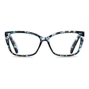Equate Women's Orchid Cateye Reading Glasses with Case, Blue Purple Tortoise, +3.25