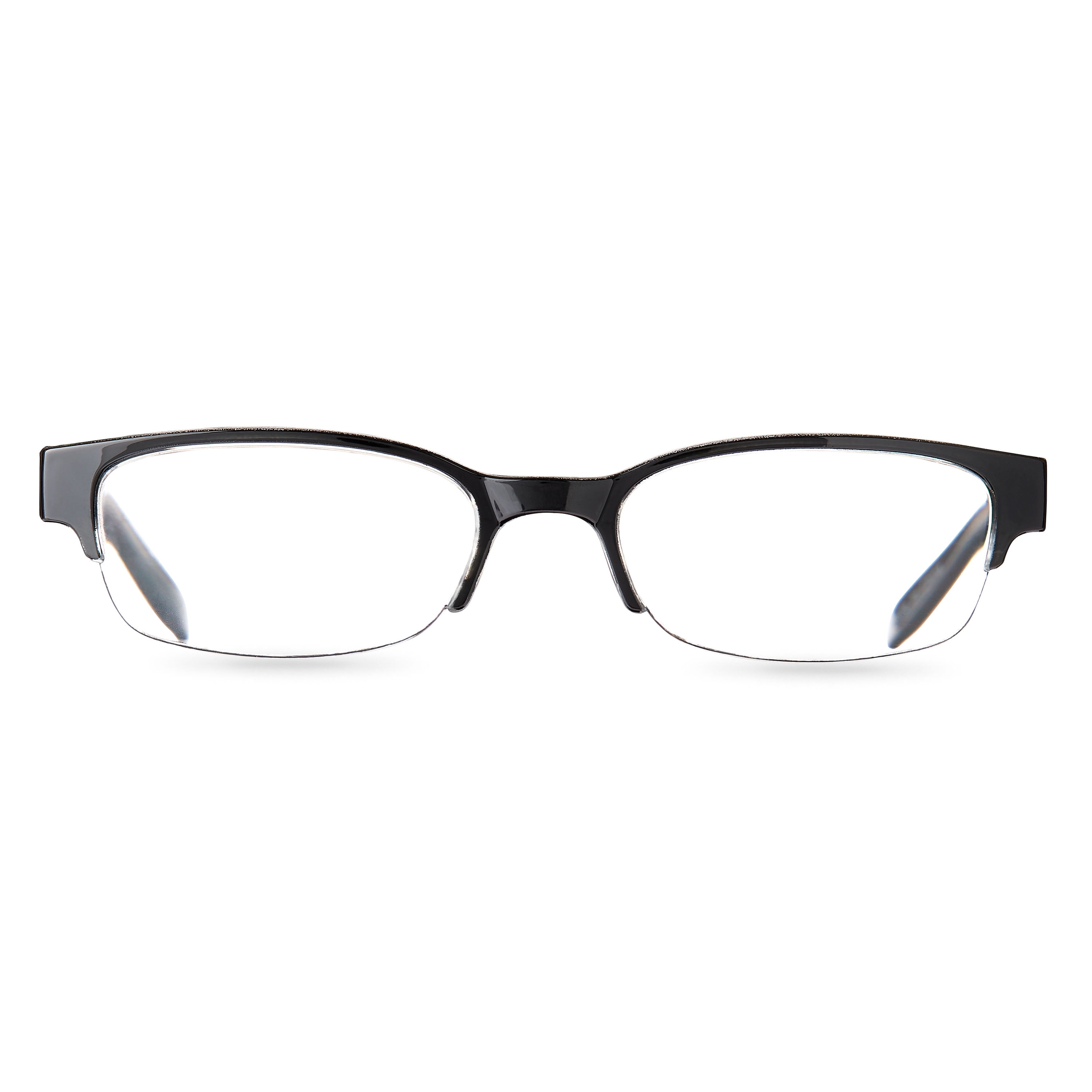 Equate Women's Rose Reading Glasses with Case, Black, +1.75