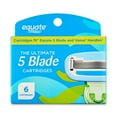 thumbnail image 1 of Equate Women's 5-Blade Cartridge Refills for Equate 5-Blade and Gillette Venus Handles, 6 Count, 1 of 7
