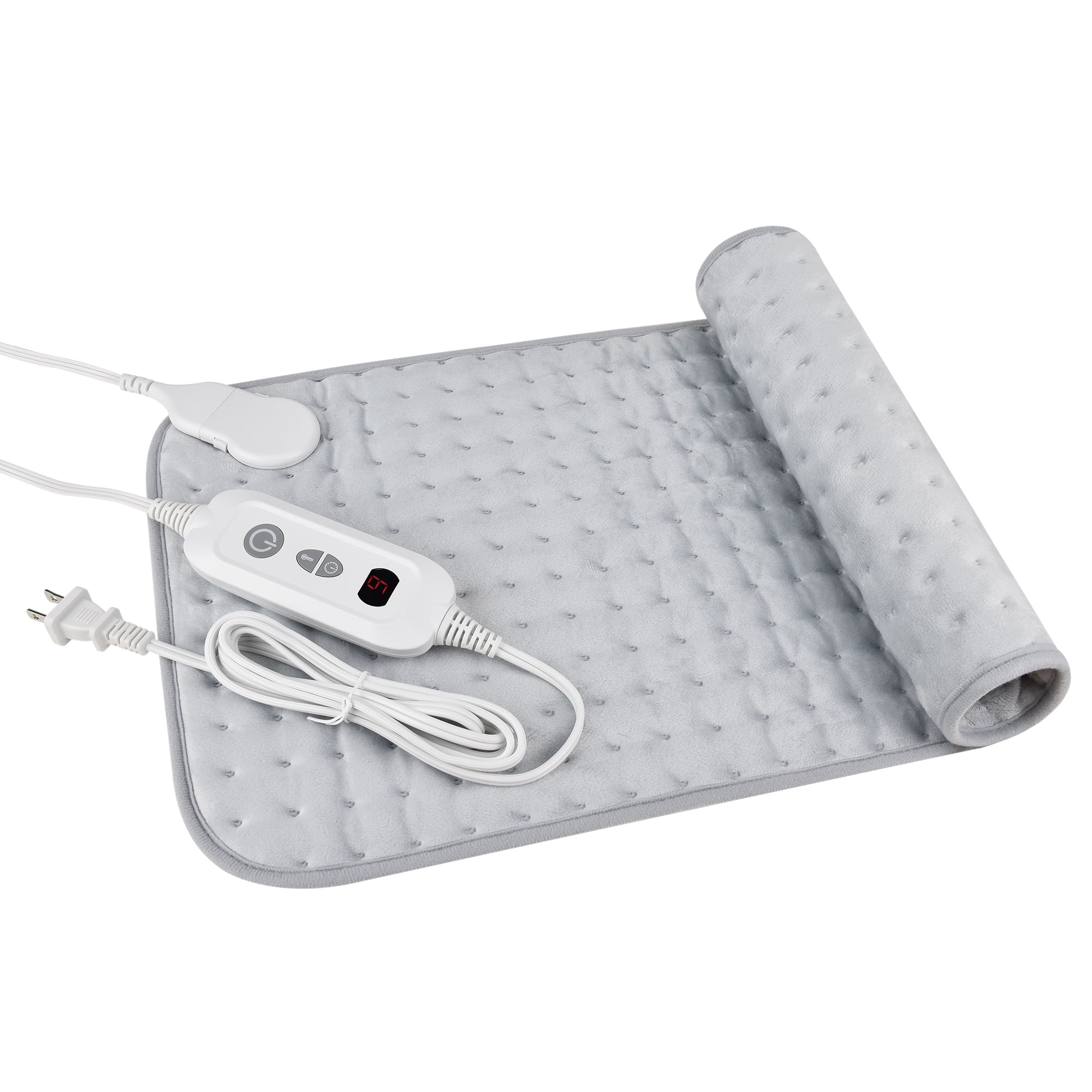 Equate XL Electric Heating Pad, 6 Heat Settings with Auto Shut off, 12 x 24 in HSA/FSA Eligible - Walmart.com
