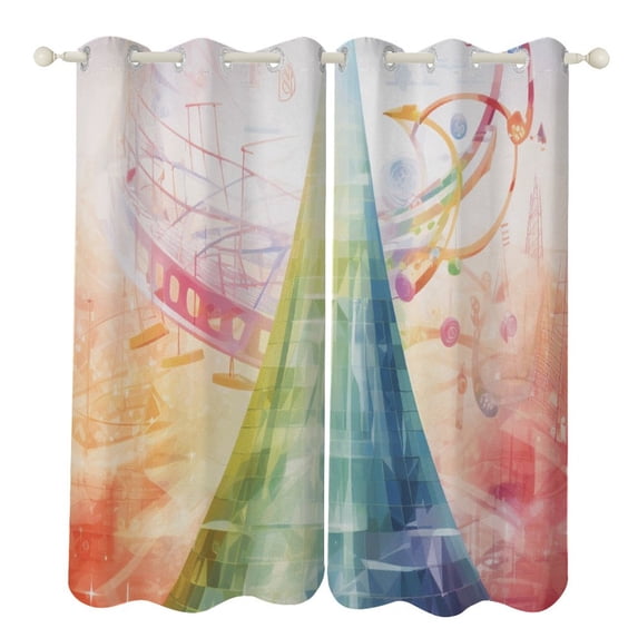 Equation Formula Window Curtain Panels Grommet Blackout Curtains Blackout Curtains for Living Room