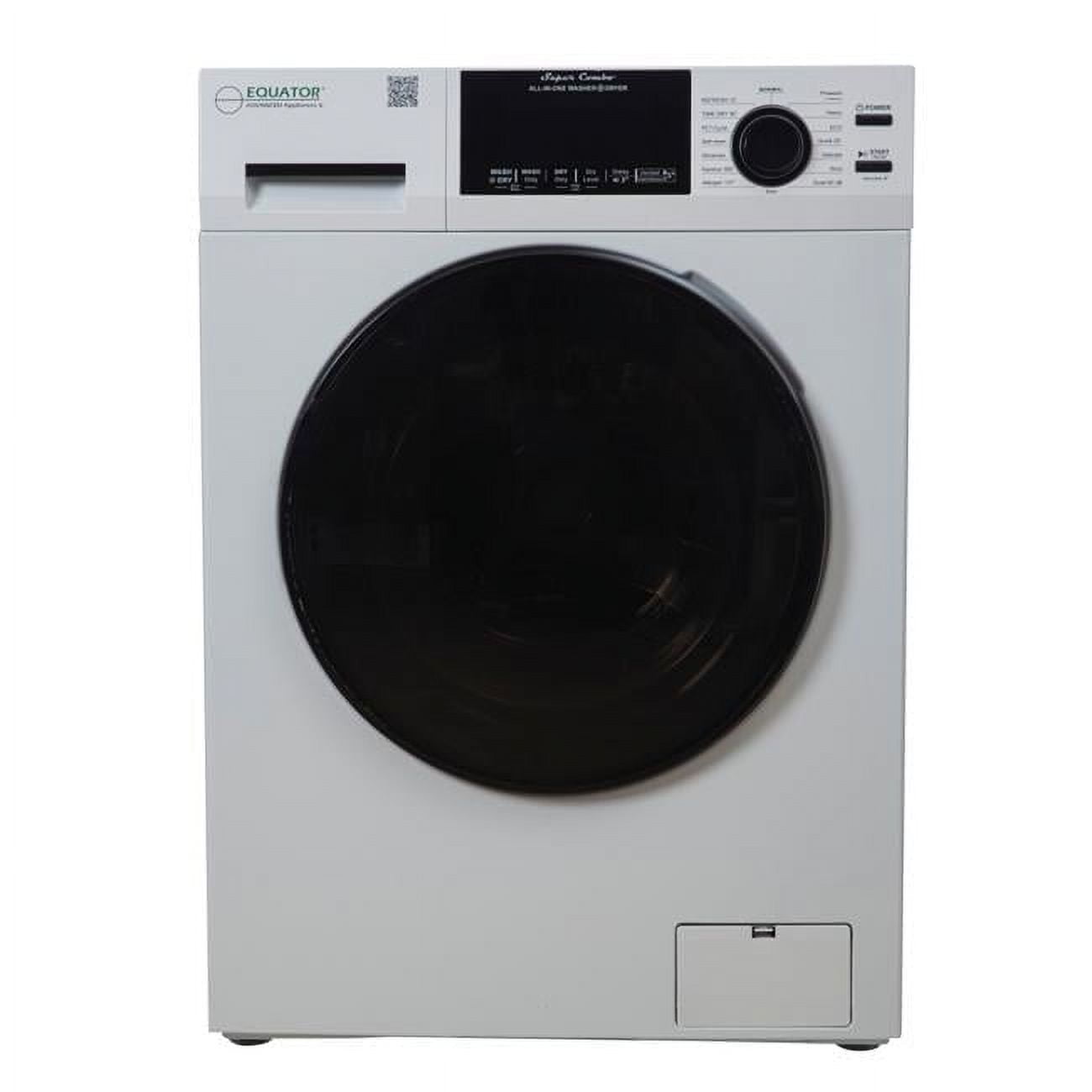 Equator 1.62 cu.ft./15 lbs All in One Combo Washer Dryer with Pet Cycle in White