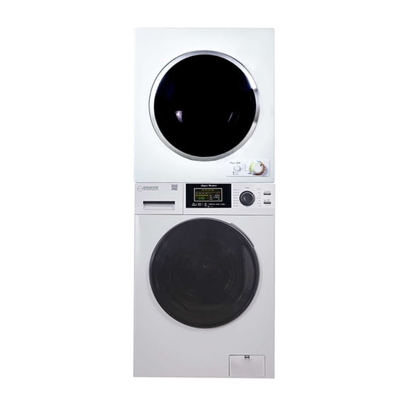 Equator 110V 1.6 cf Washer w/ Pet Cycle & 110V 3.5cf Compact Short Dryer
