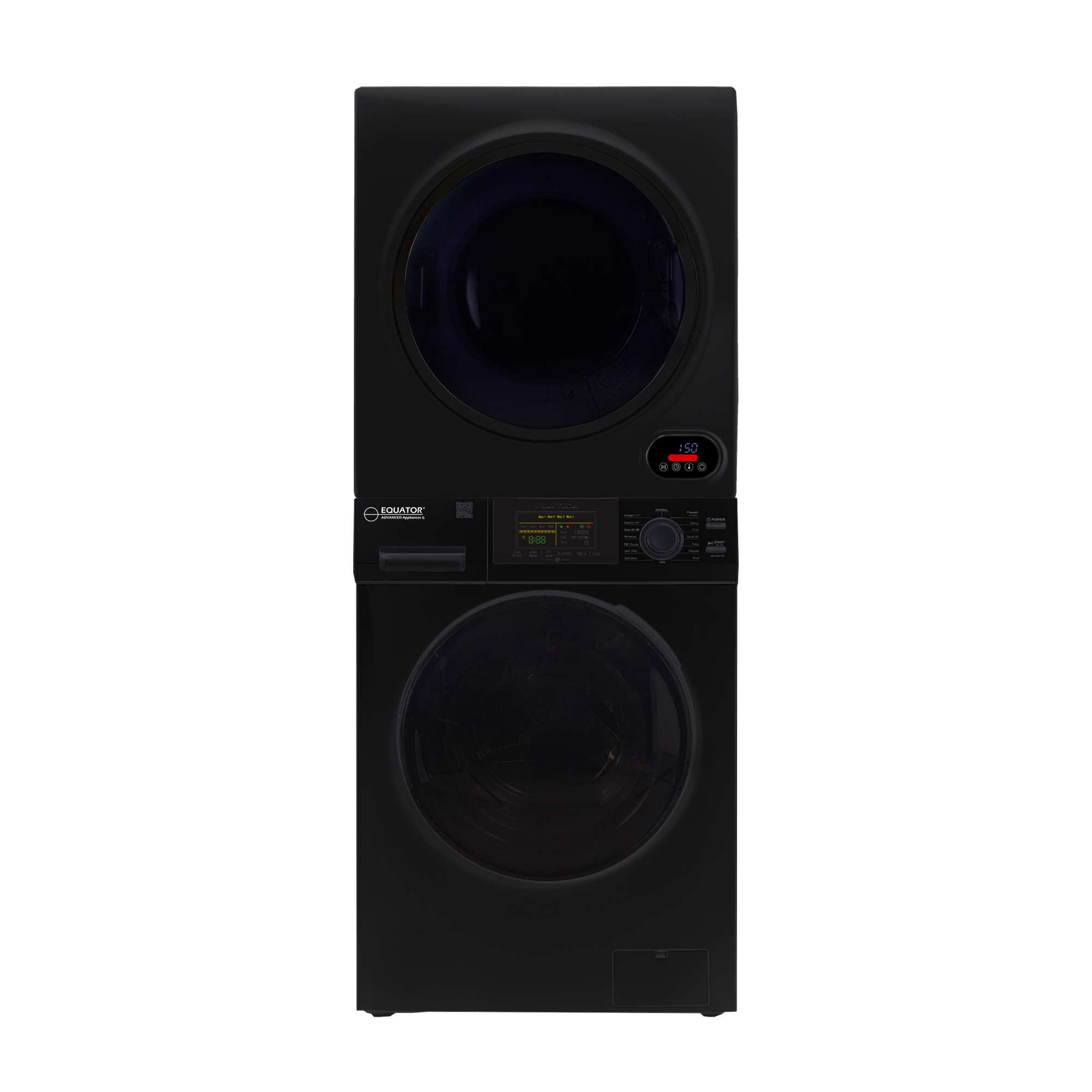 Equator Stackable Washer & Dryer Combo, 1.6cf Washer w/ Pet Cycle & 3