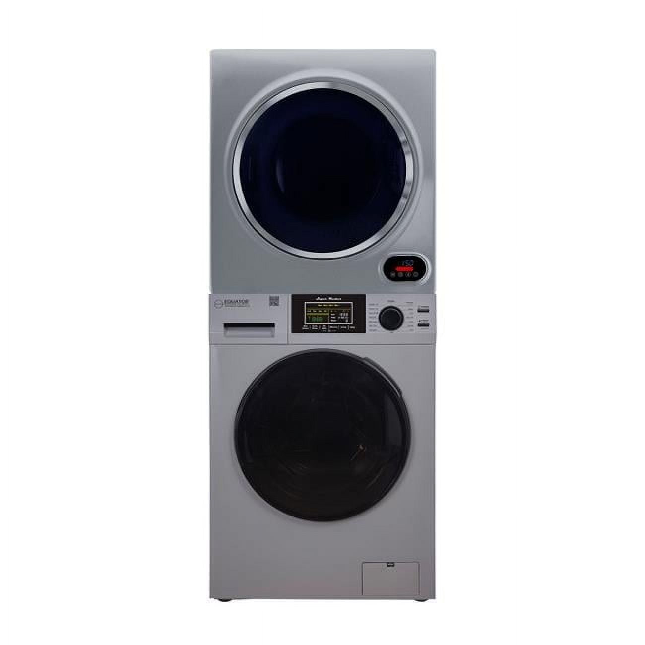 Equator 110V 1.6 cf Washer w/ Pet Cycle & 110V 3.5cf Vented Digital Sensor Dryer