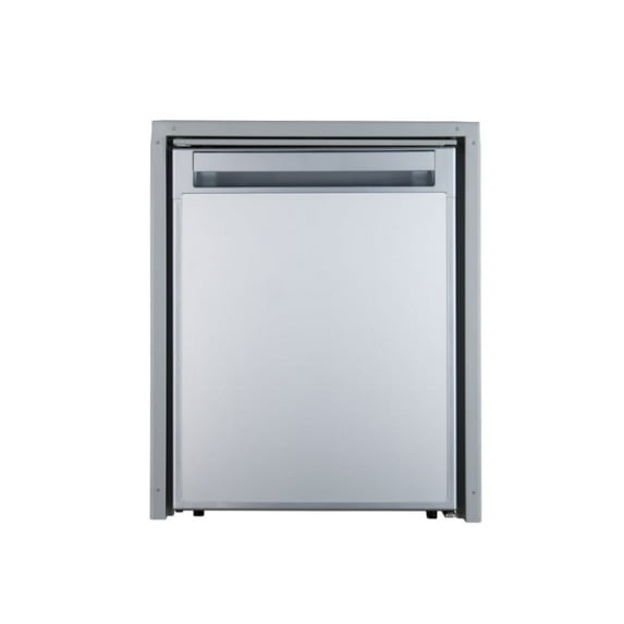 Equator 12V/DC Mini-Fridge Freezer 2.8cf Silver for RV BOAT OFF-GRID 2 Doors