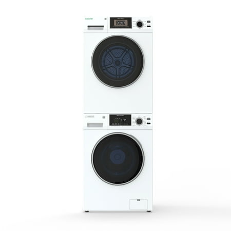 Equator Laundry Set 110V ONE OUTLET 15 Lb Washer 1.62cf+13Lb Vented Dryer 3.1cf