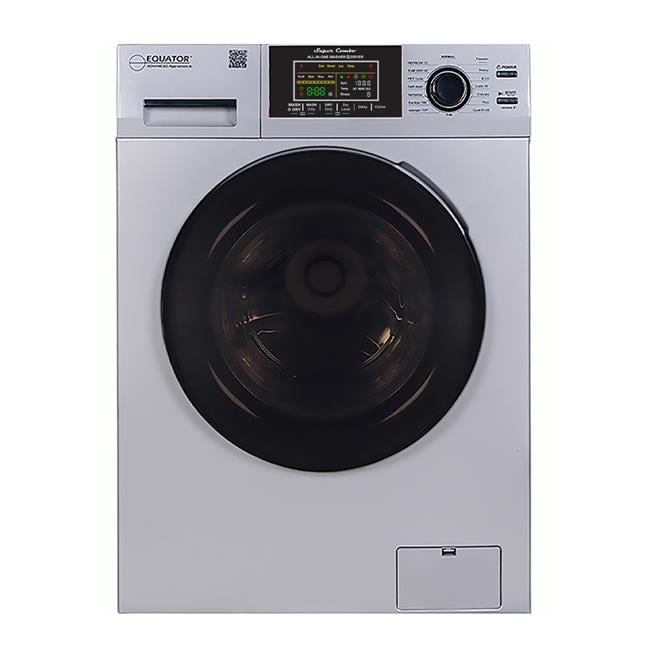 Silver 1.62 cu. ft. Stainless Steel Smart Washer Dryer Combo