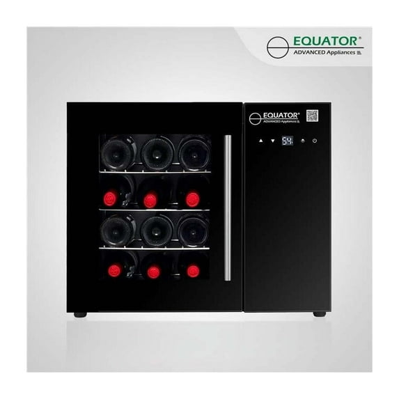 Equator Advanced Appliances 12 Bottle Stainless Steel Wine Refrigerator