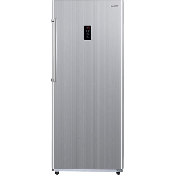 Equator Advanced Appliances 14 cu ft Convertible Freezer Refrigerator - Garage Ready - Stainless Steel -FR1400-Color:Silver