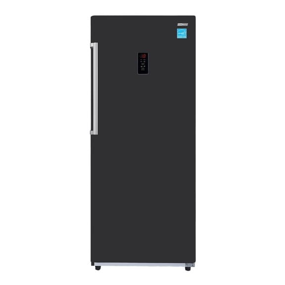 Conserv 14cf Upright Freezer CONVERTIBLE REF Garage Ready E-Star 28in wide 110V - Black
