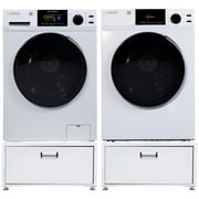 Equator Advanced Appliances Laundry Set - 1.9 cf Washer & 4 cf Vented Dryer - 110V - Space Saving Laundry Combo