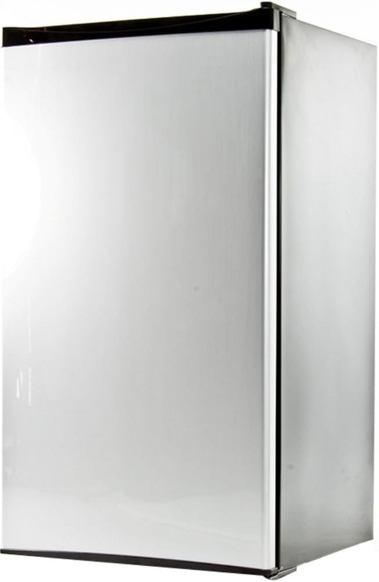 Equator Compact Refrigerator, 3.3 Cubic Feet, Stainless