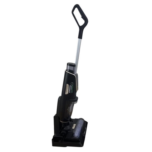 Equator Cordless Self-Cleaning Wet/Dry Vacuum Sweep Mop for Hard floors and Carpets with Voice Prompt in Black