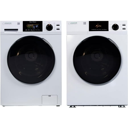 Equator Advanced Appliances DELUXE Laundry Set - 1.9cf Washer & 4cf Vented Dryer - 110V - Side by Side