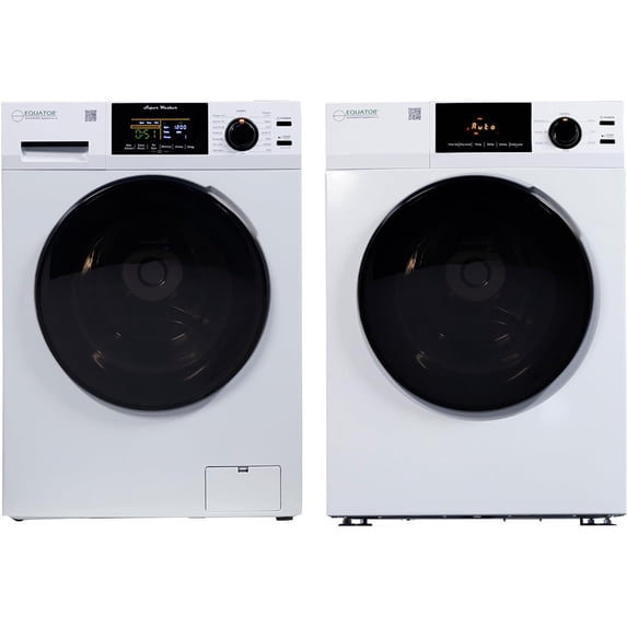 Equator Advanced Appliances DELUXE Laundry Set - 1.9cf Washer & 4cf Vented Dryer - 110V - Side by Side