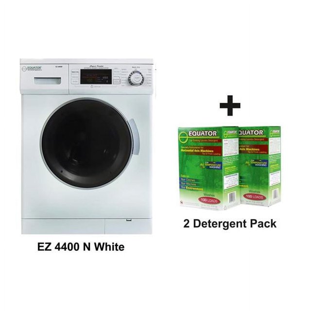 Equator EZ4400 N WhiteHED 2842 13 lbs Compact Combination Washer