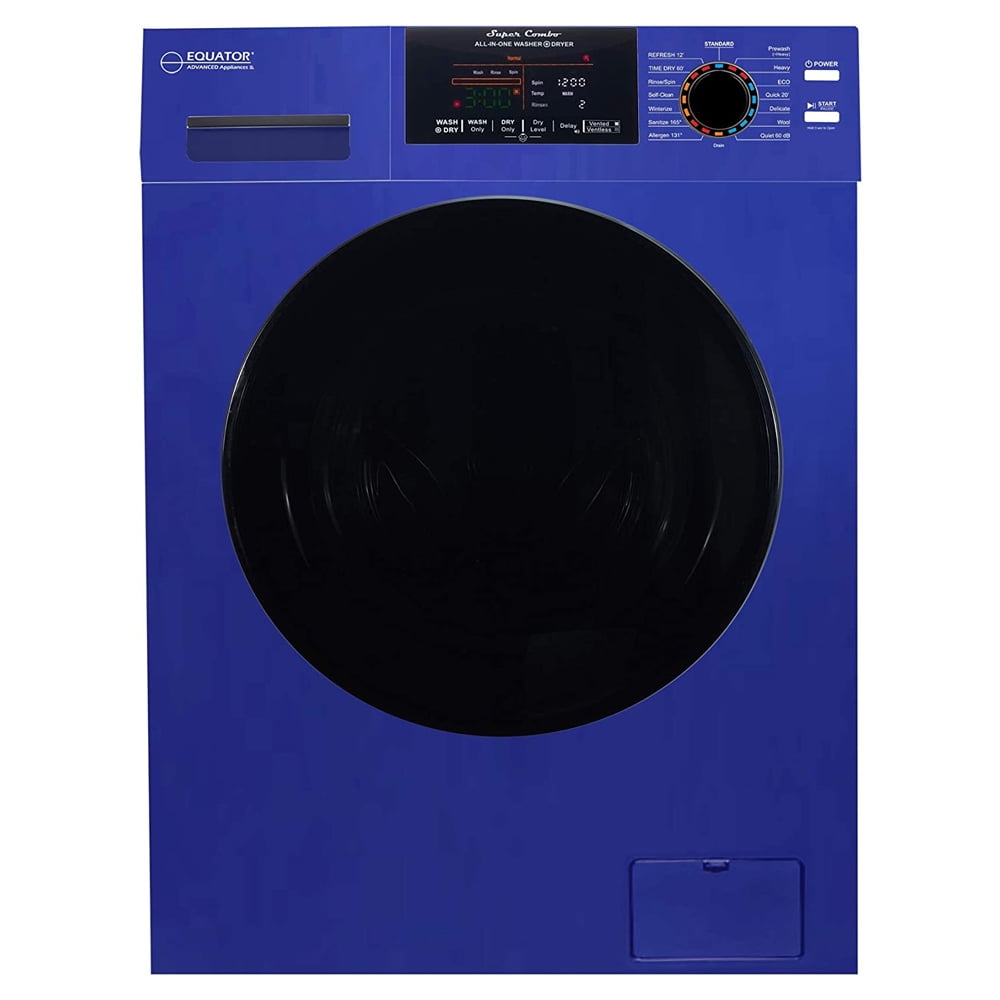 Equator EZ5500 Blue Home Combo Wash Machine, Super Combination Vent