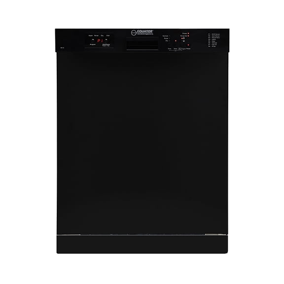 Equator Europe 24" Built in 14 place Dishwasher in Black