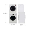 thumbnail image 1 of Equator Pro Ultra Compact 110V Set Washer 13lbs+Vented Digital Dryer 2.6 cu.ft., 1 of 6
