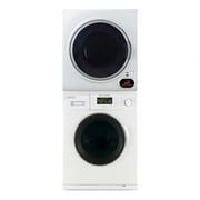 Equator Pro2 Compact 110V Set Washer 13lbs+Digital Vented Sensor Dryer 3.5 cf