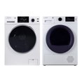 thumbnail image 1 of Equator Side by Side 18lbs Washer 1.9cf 110V + 20lbs HEAT PUMP DRYER 3.7cf 110V, 1 of 18