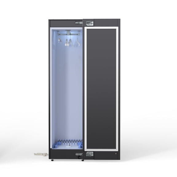 Equator Steam Dryer Closet REDUCE WRINKLES Sanitize Deodorize Refresh Slim110V