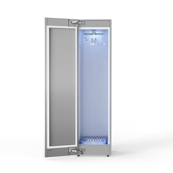 Equator Steam Dryer Closet REDUCE WRINKLES Sanitize Deodorize Refresh Slim110V