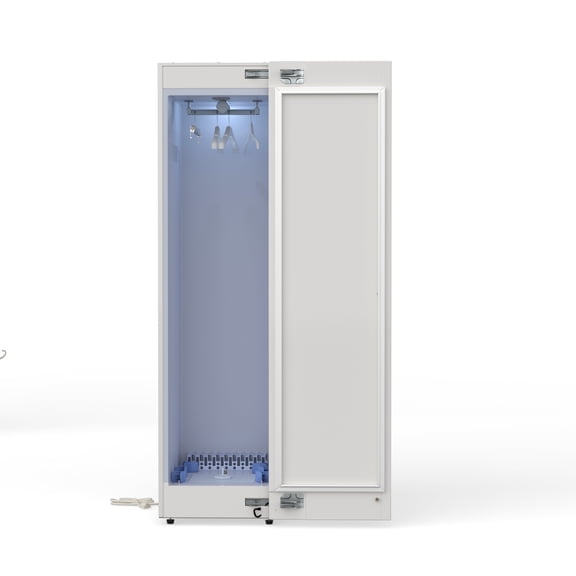 Equator Steam Dryer Closet REDUCE WRINKLES Sanitize Deodorize Refresh Slim110V