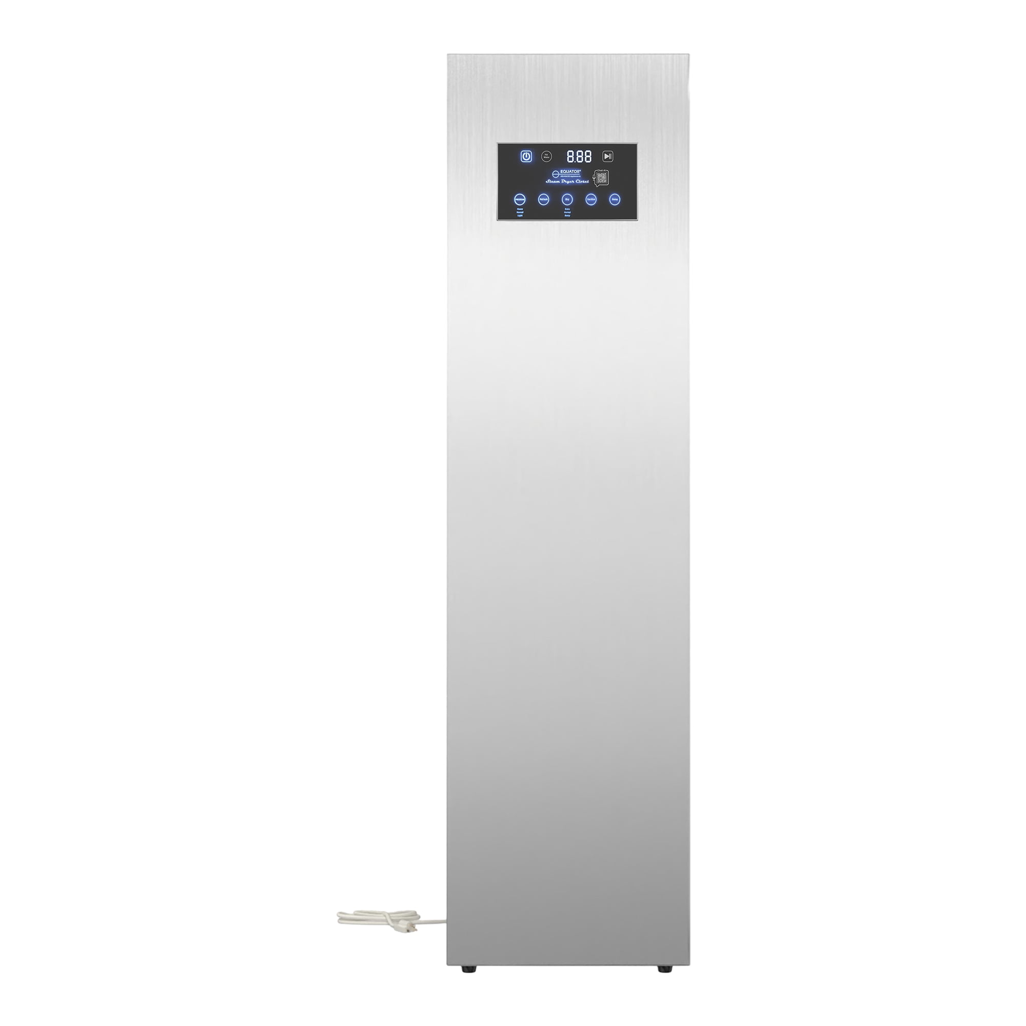 Equator Steam Dryer Closet REMOVE WRINKLES Sanitize Deodorize Refresh Slim110V
