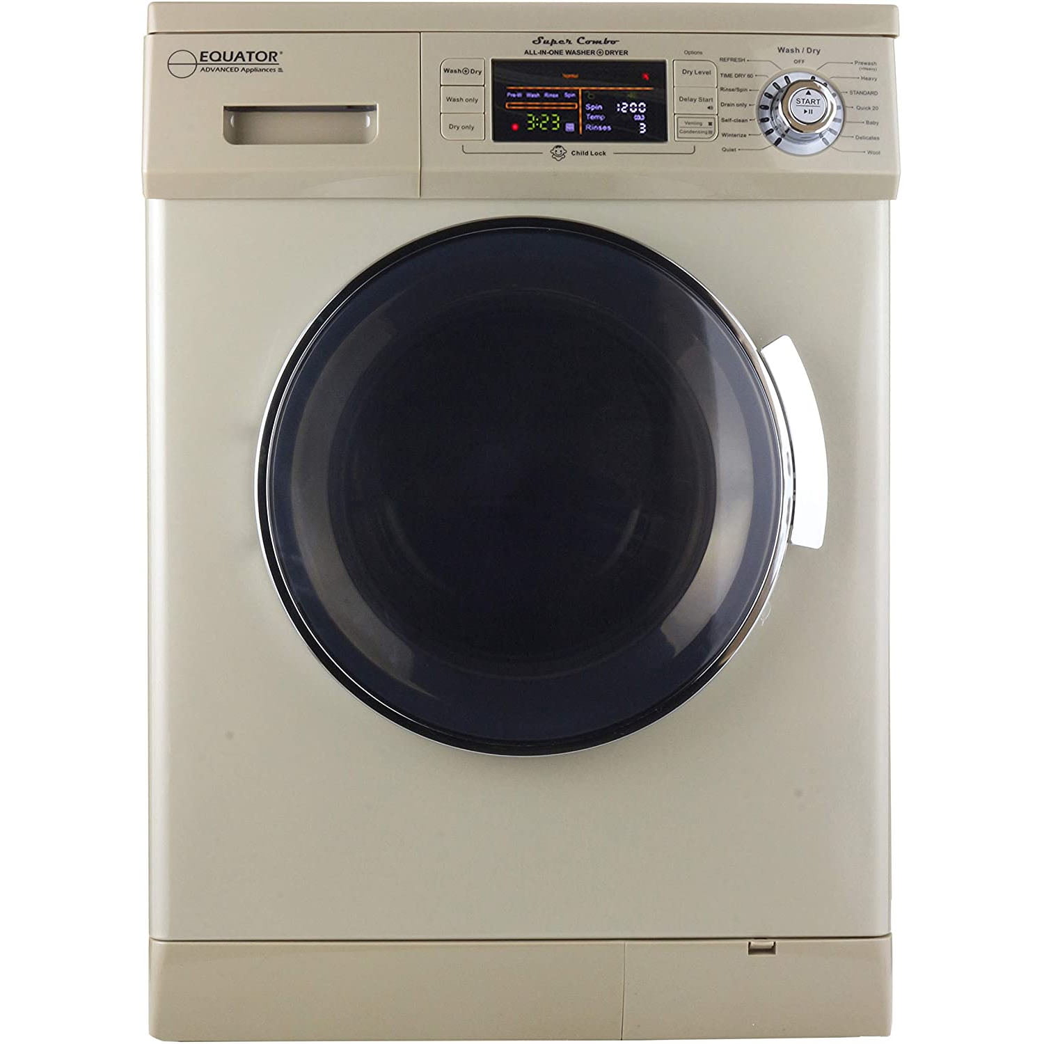 Equator Super Combination Vent/Ventless Home Washing Machine Dryer Unit