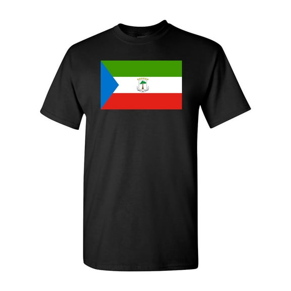 Equatorial Guinea Country Flag Adult DT T-Shirt Tee