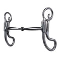 thumbnail image 1 of Professional's Choice Equisential Teardrop Bit - 5" Mouth, Alloy Steel, Weighted Teardrop Cheek Smooth Snaffle, 1 of 1